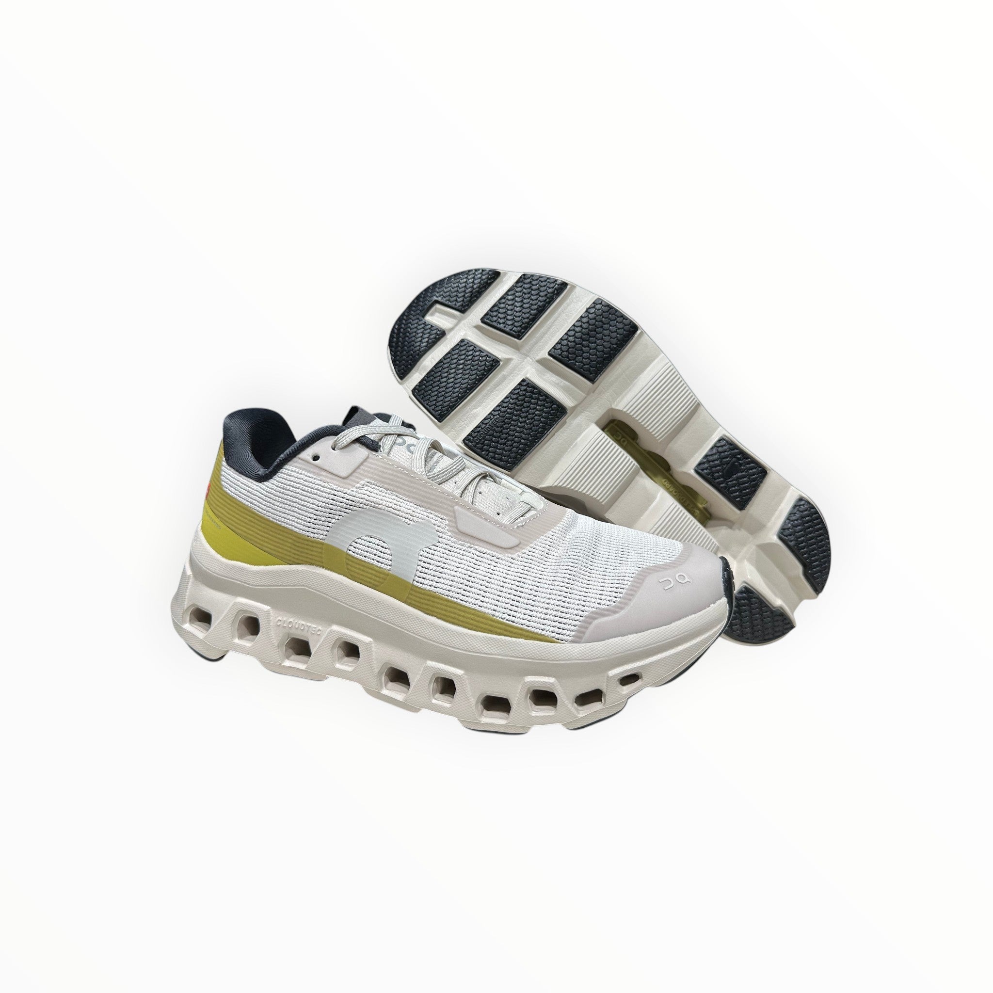 Mens On Running Cloudmonster Void - Beige & Yellow
