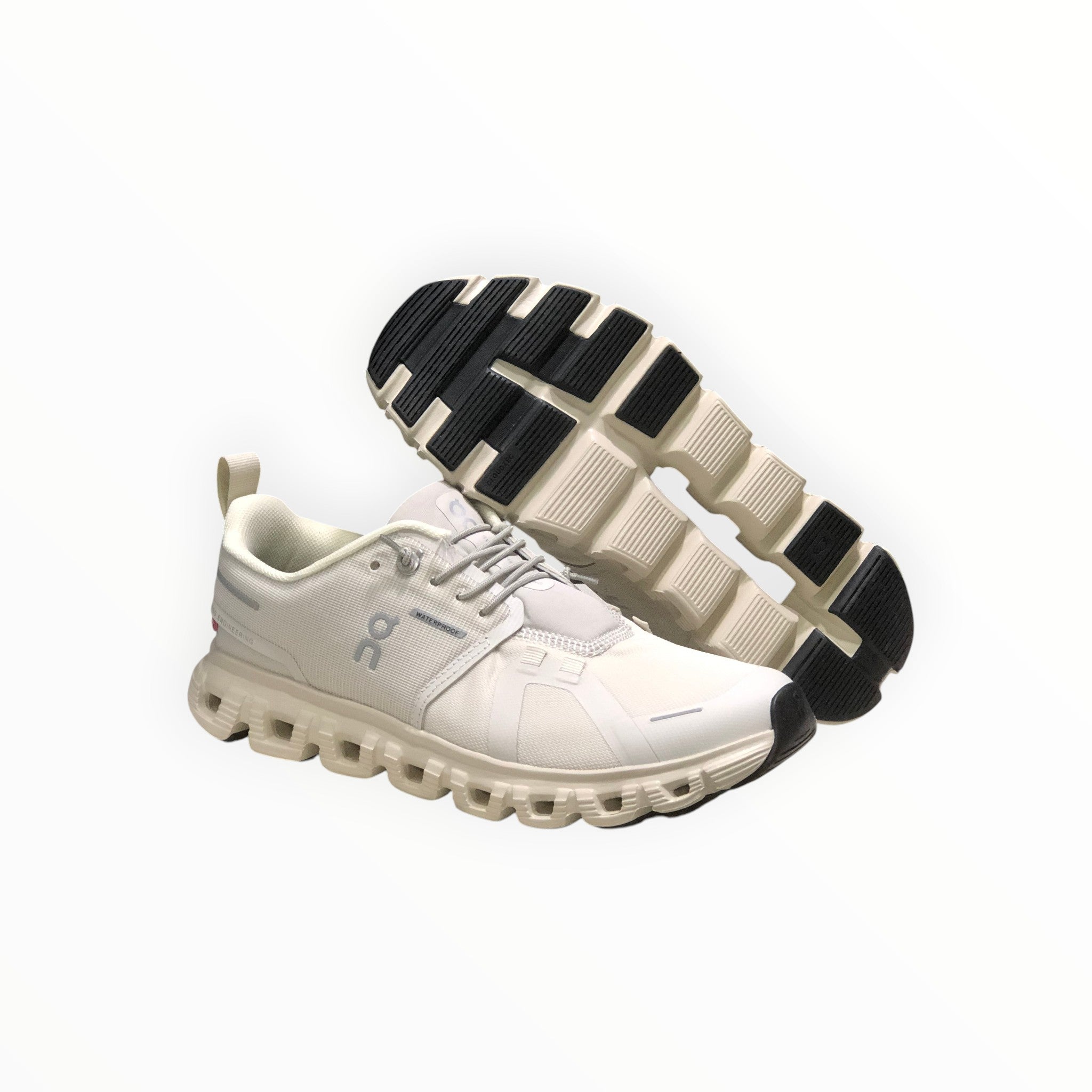 Mens On - Cloud 6 Waterproof Shoes Beige