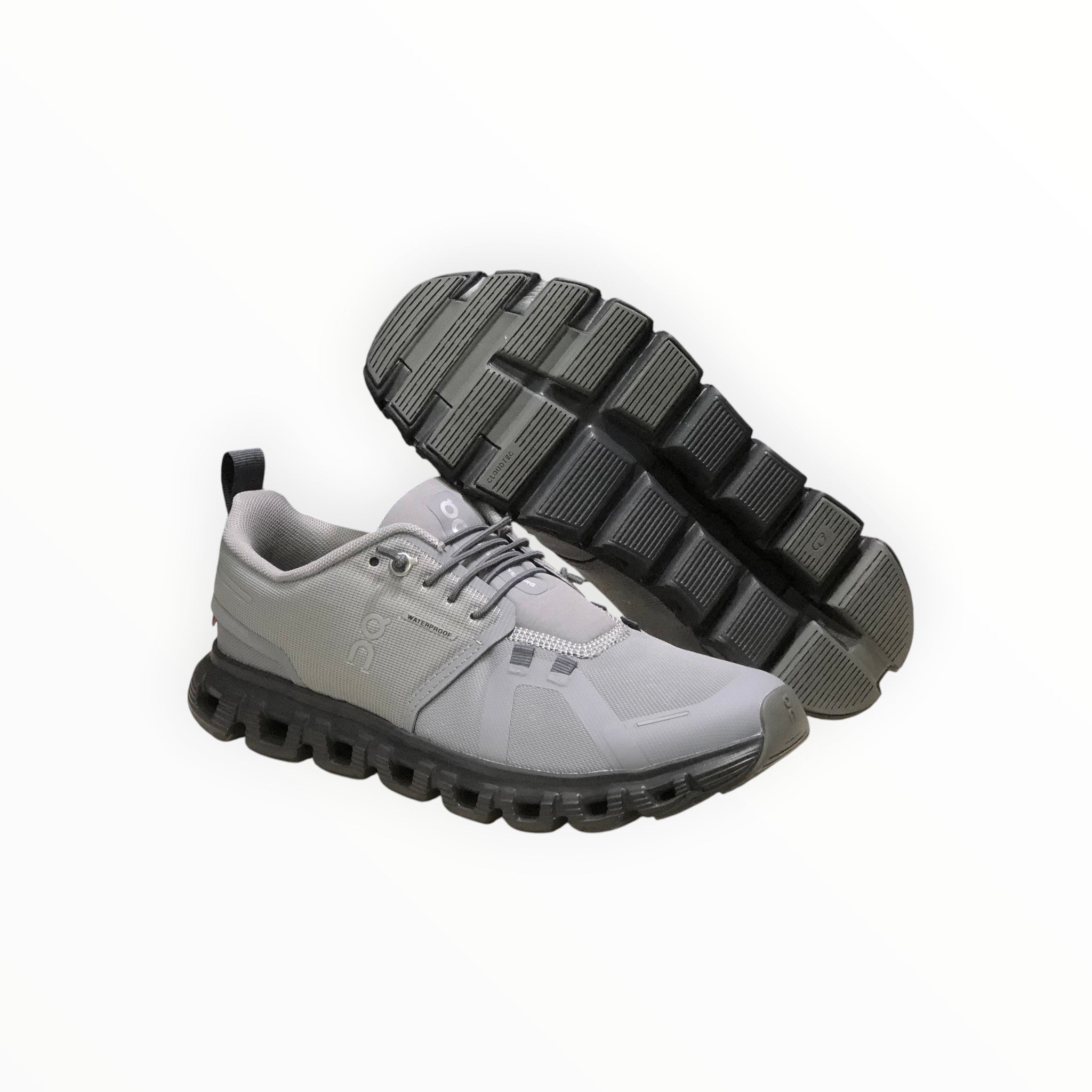 Mens On - Cloud 6 Waterproof Shoes Alloy Gray