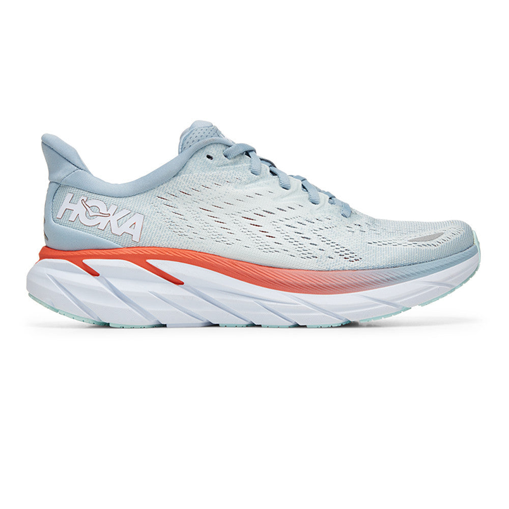 HOKA CLIFTON 8 WOMEN'S RUNNING SHOES - Blue Fog/Plein Air
