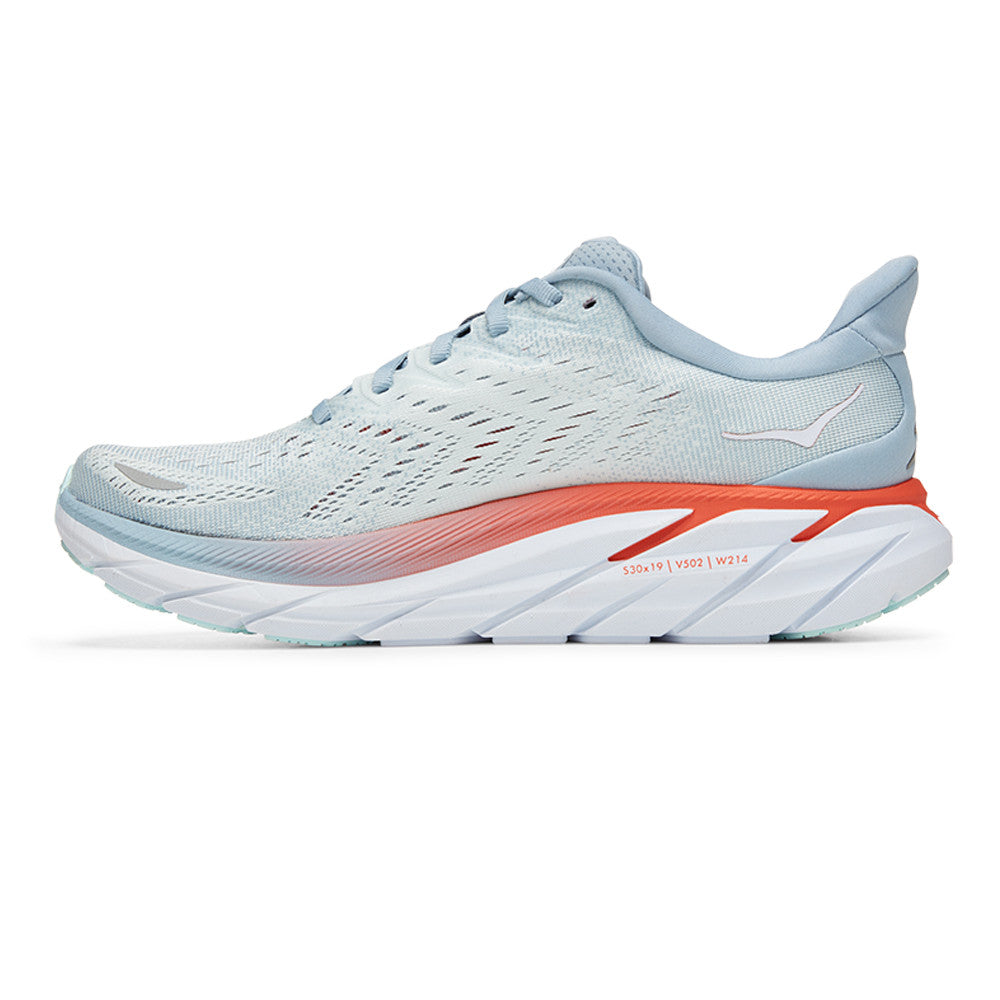 HOKA CLIFTON 8 WOMEN'S RUNNING SHOES - Blue Fog/Plein Air
