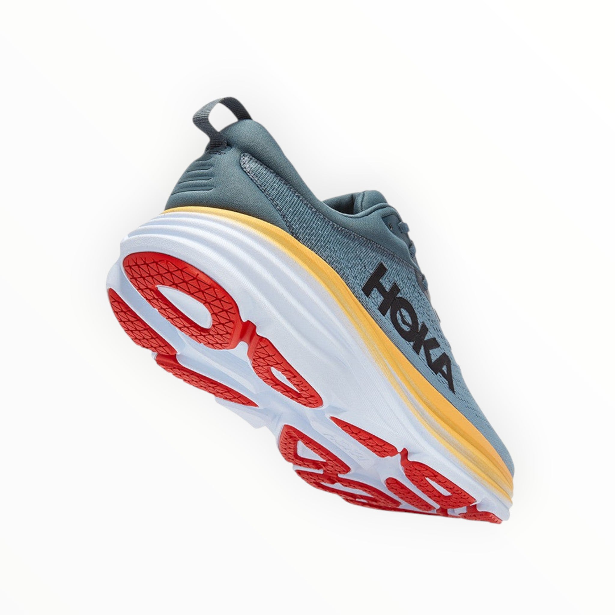HOKA BONDI 8 MEN'S RUNNING SHOES - (GOBLIN BLUE / MOUNTAIN SPRING)