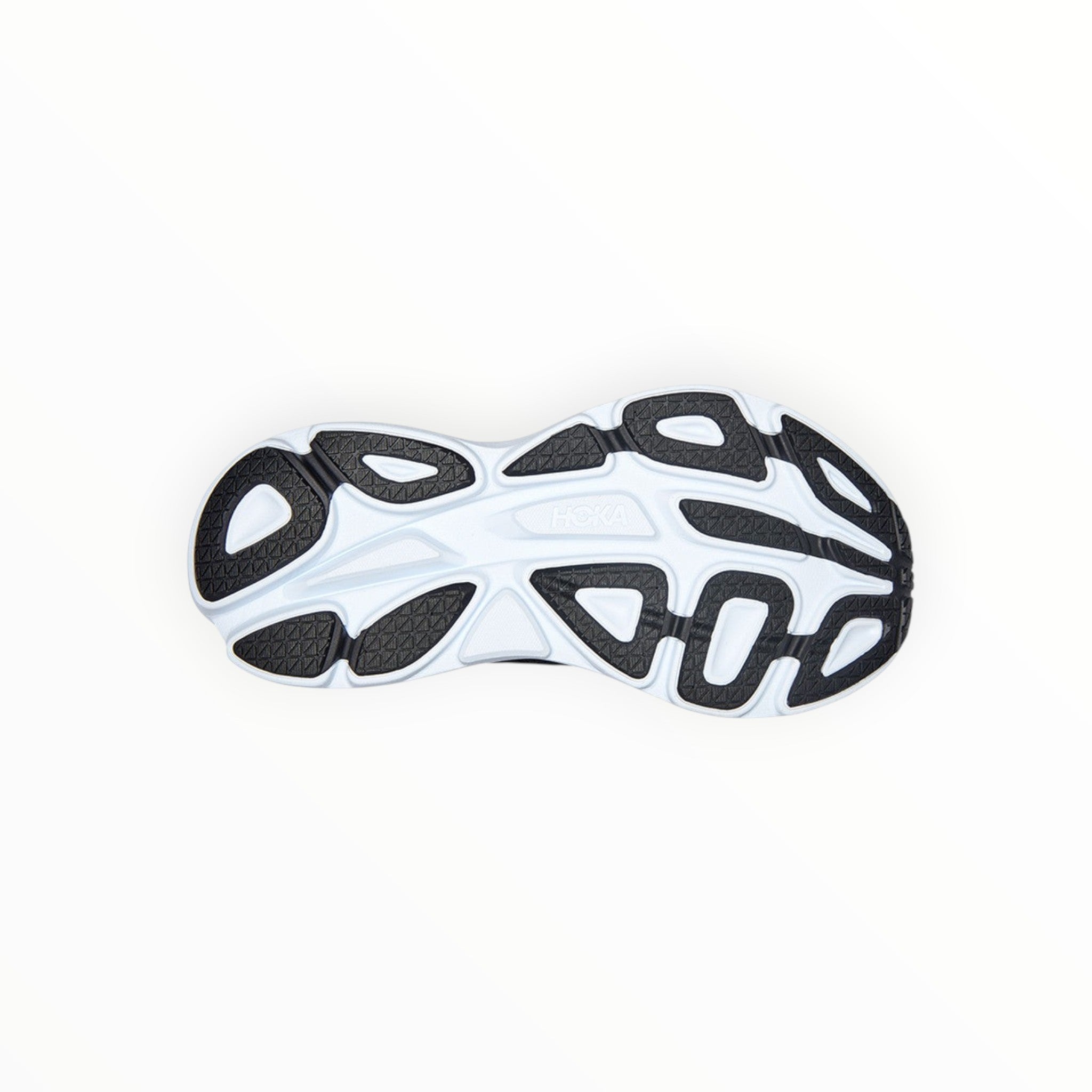 HOKA BONDI 8 WOMEN'S RUNNING SHOES (Black & White) - SS23