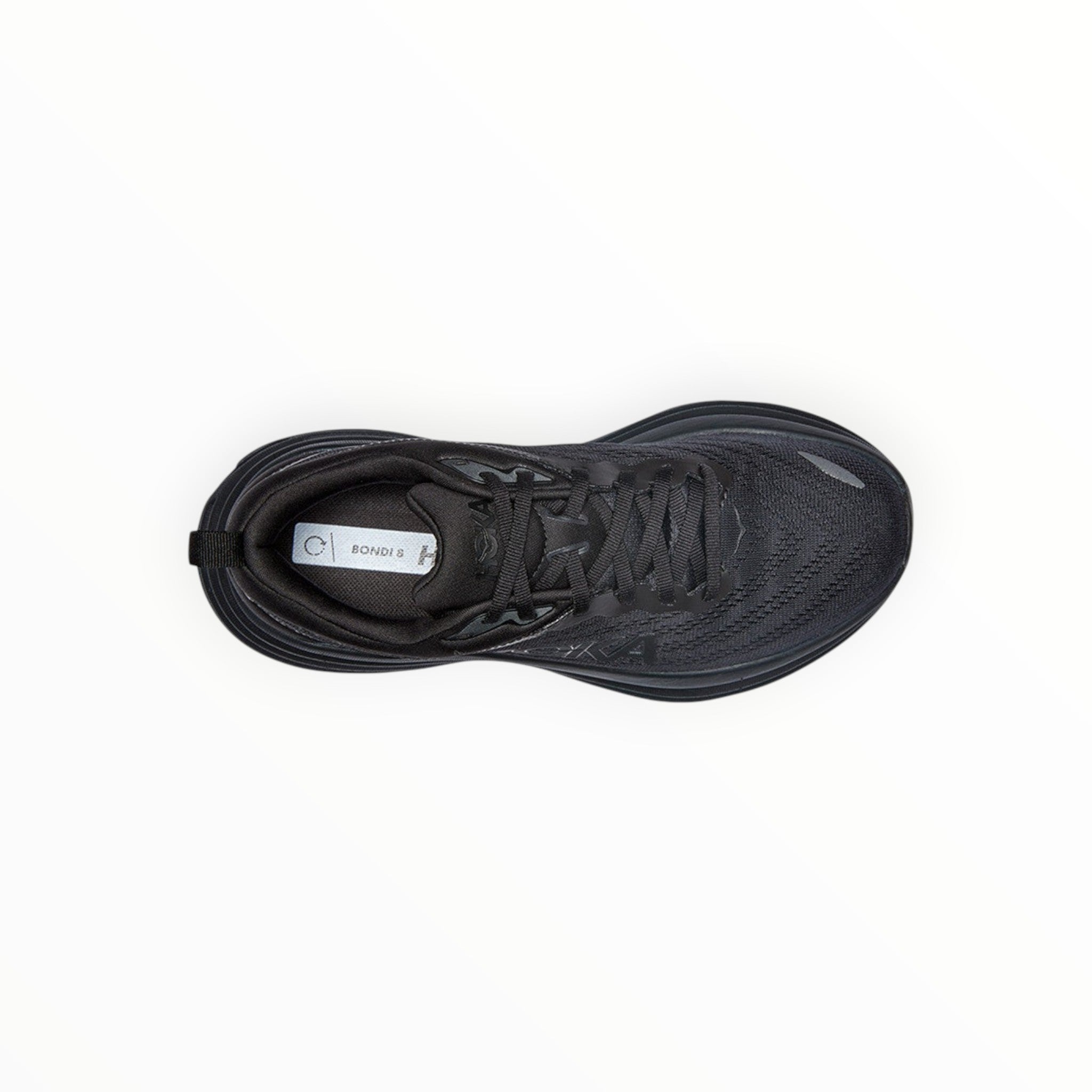 HOKA BONDI 8 MEN'S RUNNING SHOES -(Black)