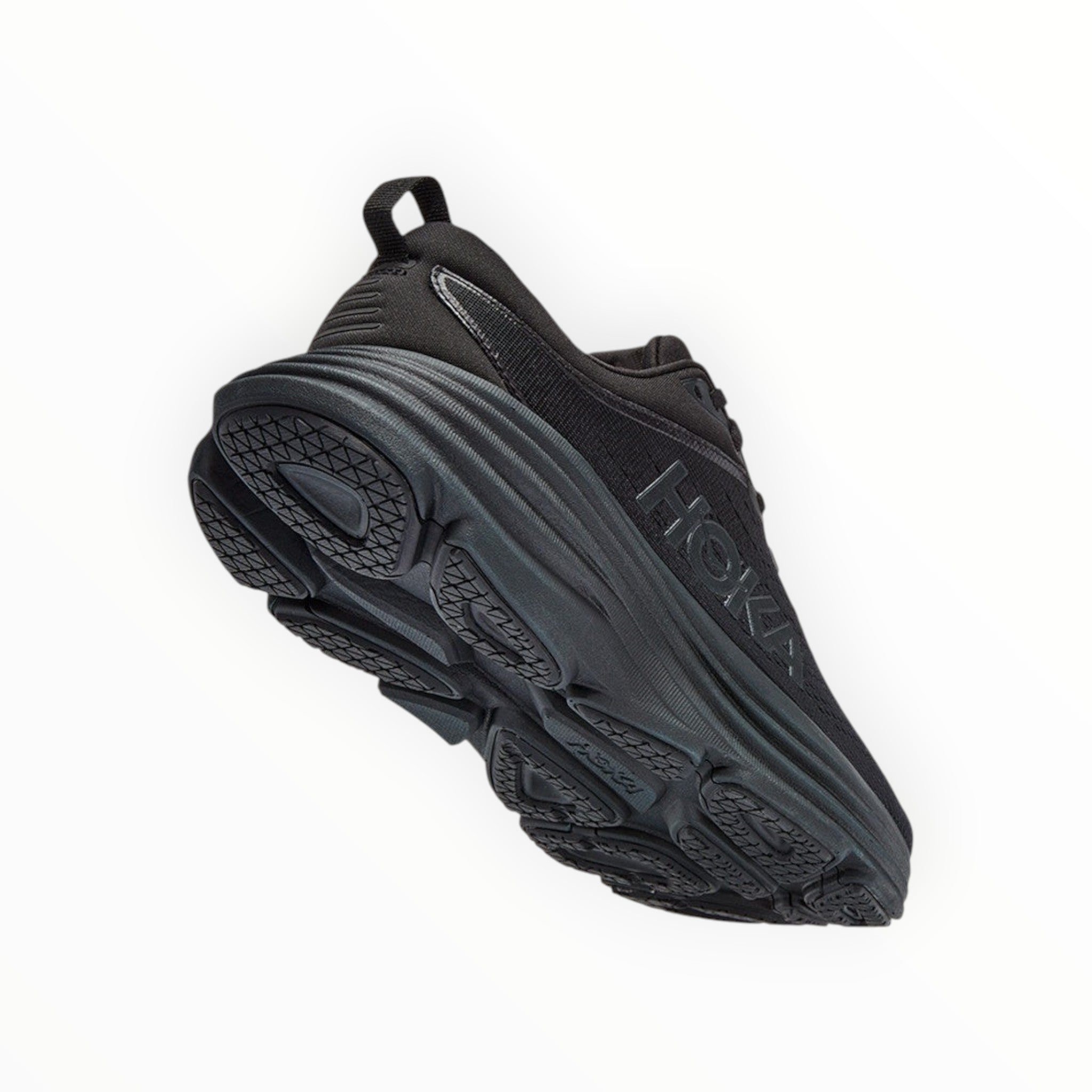 HOKA BONDI 8 MEN'S RUNNING SHOES -(Black)