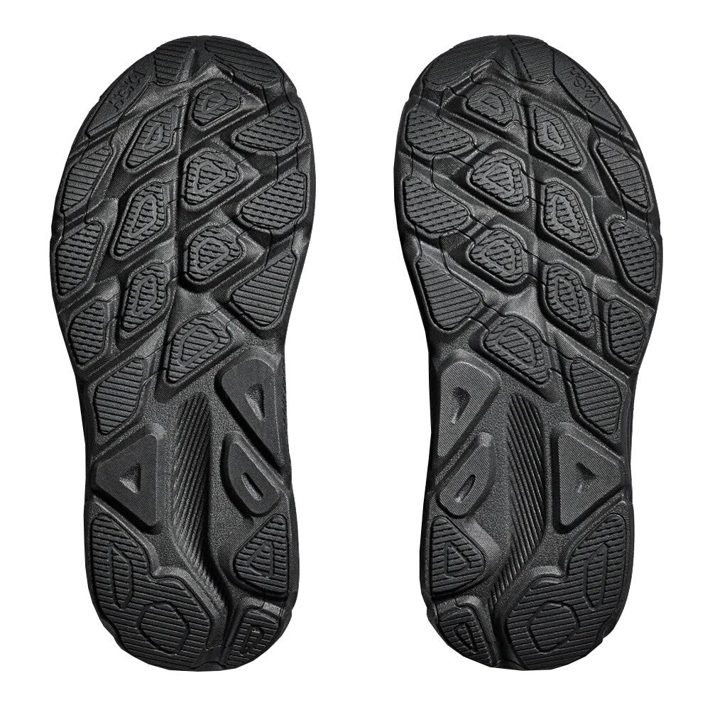 WOMEN HOKA CLIFTON 9 RUNNING SHOES (Black) - SS23