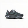 EWW Sports Shoes Alo Runner men's black and green lightweight low-top sneaker with cushioned midsole and lace-up fit.