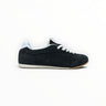 EWW Sports Shoes Alo Yoga Sunset black low-top lifestyle sneakers with white laces and a durable rubber outsole.