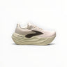 EWW Sports Shoes Brooks Glycerin Max Comfort men's running shoe in cream with a thick cushioned sole and lace-up fit.