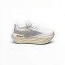 EWW Sports Shoes Brooks Glycerin Max Comfort men's white and silver low-top running shoe with thick plush cushioning.
