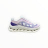EWW Sports Shoes On Cloudtilt Remix pink and purple sneakers with layered see-through upper and white CloudTec Phase™ midsole.