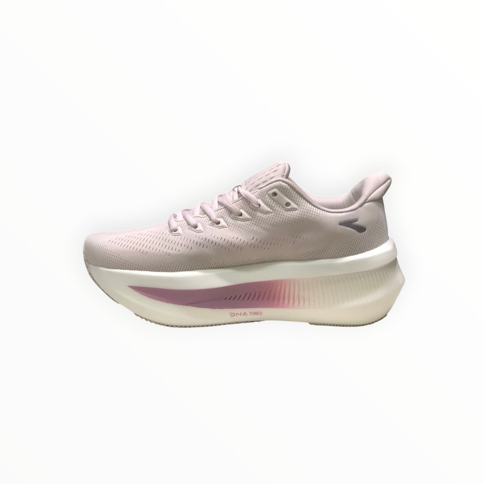 EWW Sports Shoes Glycerin Max 2 men's pink running shoes with plush cushioning and GlideRoll rocker for smooth transitions.