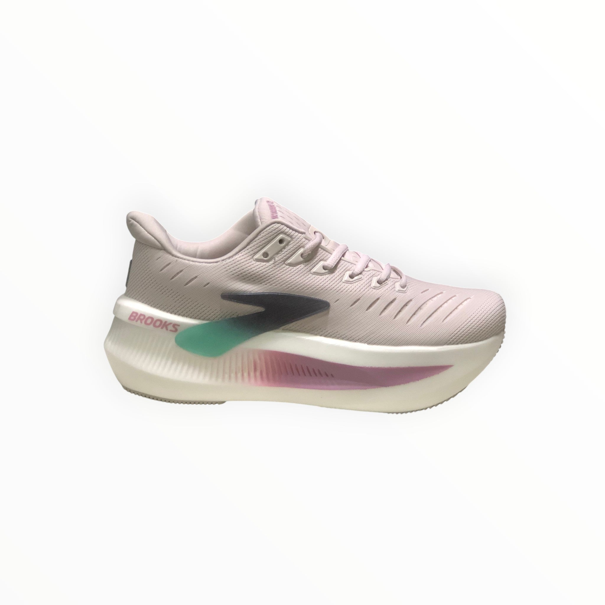 EWW Sports Shoes Glycerin Max 2 men's pink running shoes with plush cushioning and GlideRoll™ Rocker for smooth transitions.