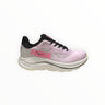 EWW Sports Shoes Men's Hoka Clifton 10 running shoe in pink and black with breathable mesh upper and signature cushioning.