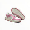 EWW Sports Shoes Alo Yoga Recovery Mode low-top sneakers in pink and white with a cushioned rubber outsole.