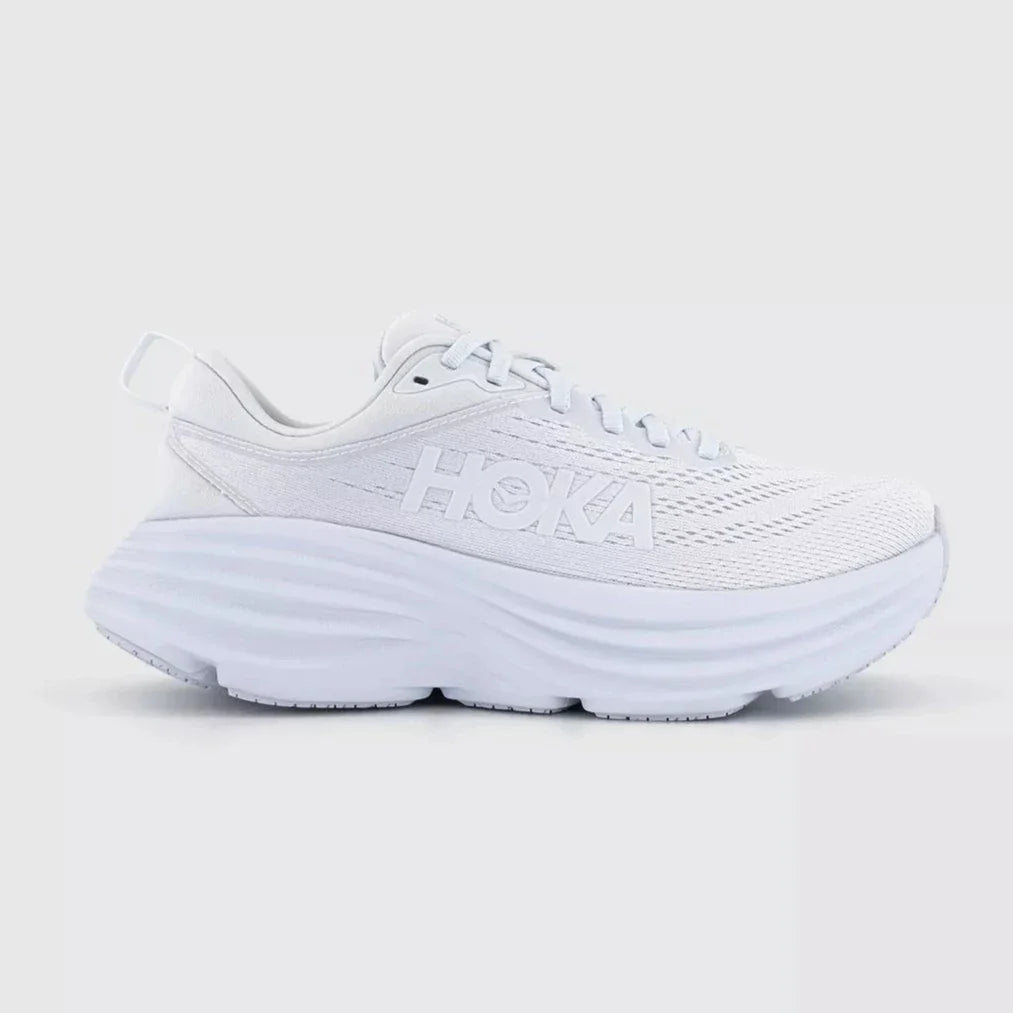 HOKA BONDI 8 MEN'S RUNNING SHOES - White