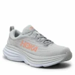 Hoka Bondi 8 Women's Running Shoes (Harbor Mist/Lunar Rock)