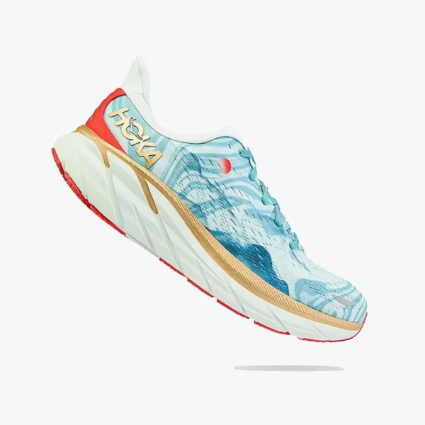 HOKA Clifton 8 Womens Running Shoes (light blue)