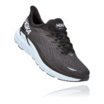 HOKA CLIFTON 8 WOMEN'S RUNNING SHOES (Black & White)