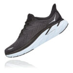 HOKA CLIFTON 8 MEN RUNNING SHOES (Black & White)