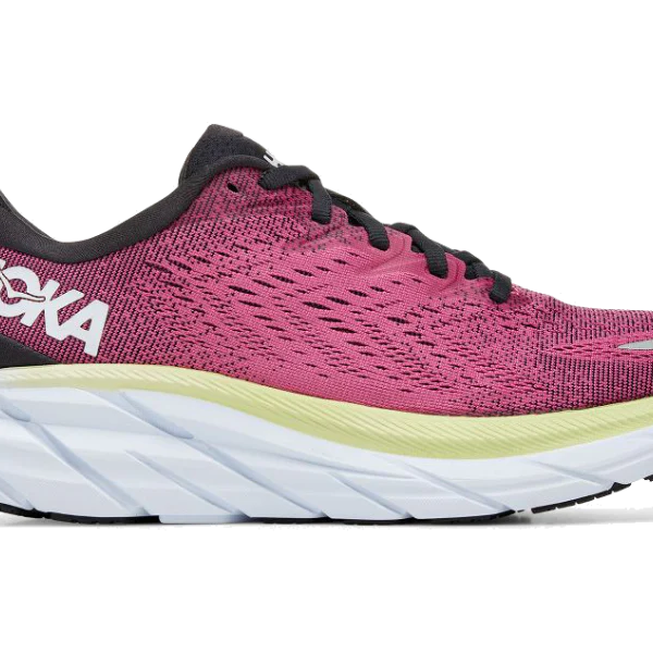 HOKA CLIFTON 8 WOMEN'S RUNNING SHOES - Blue Graphite/Ibis Rose