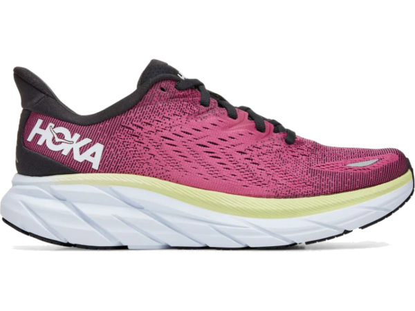 HOKA CLIFTON 8 MEN RUNNING SHOES - Blue Graphite/Ibis Rose