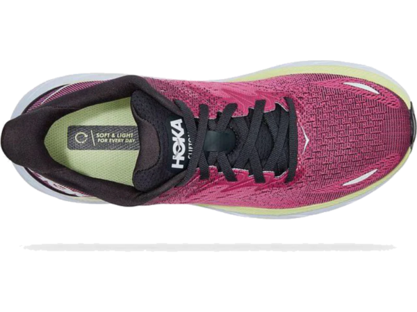 HOKA CLIFTON 8 WOMEN'S RUNNING SHOES - Blue Graphite/Ibis Rose