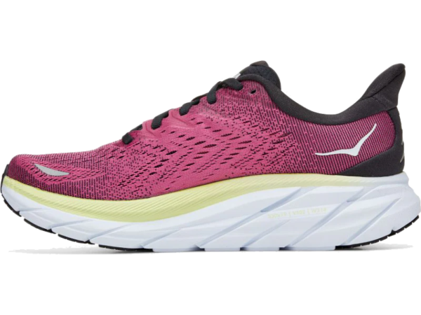 HOKA CLIFTON 8 WOMEN'S RUNNING SHOES - Blue Graphite/Ibis Rose